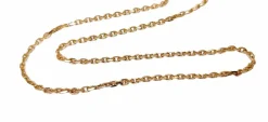 Chaîne maille forçat or jaune