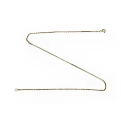 Chaîne maille forçat or jaune