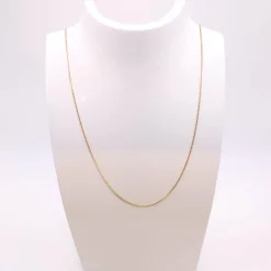 Chaîne maille forçat, or jaune