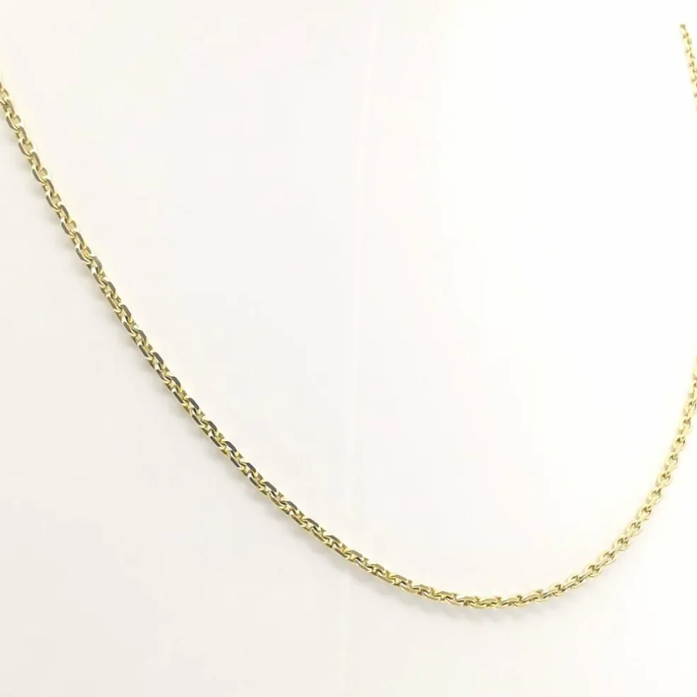 Chaîne maille forçat or jaune