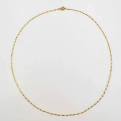 Chaîne maille gourmette alternée limée