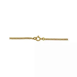 Chaîne maille gourmette or jaune