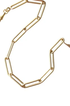 Chaîne maille rectangle en or jaune