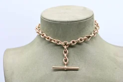 Chaîne Maille ronde fermoir batôn