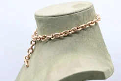 Chaîne Maille ronde fermoir batôn