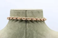 Chaîne Maille ronde fermoir batôn