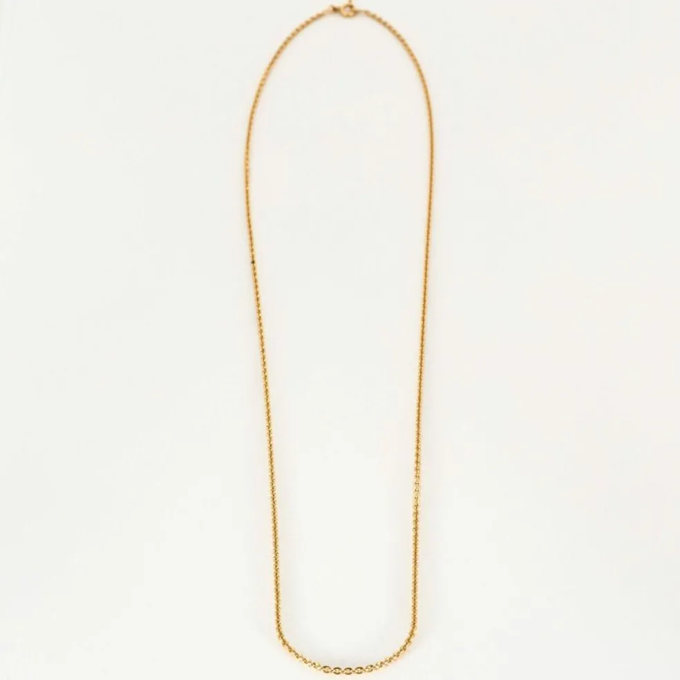 Chaîne or jaune maille forçat