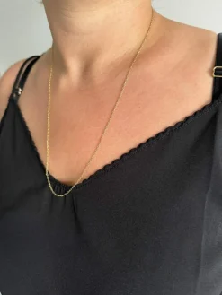 Chaîne or jaune maille forçat