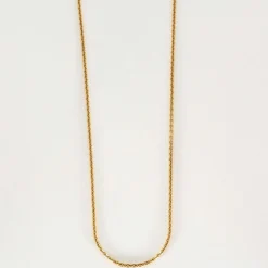 Chaîne or jaune maille forçat