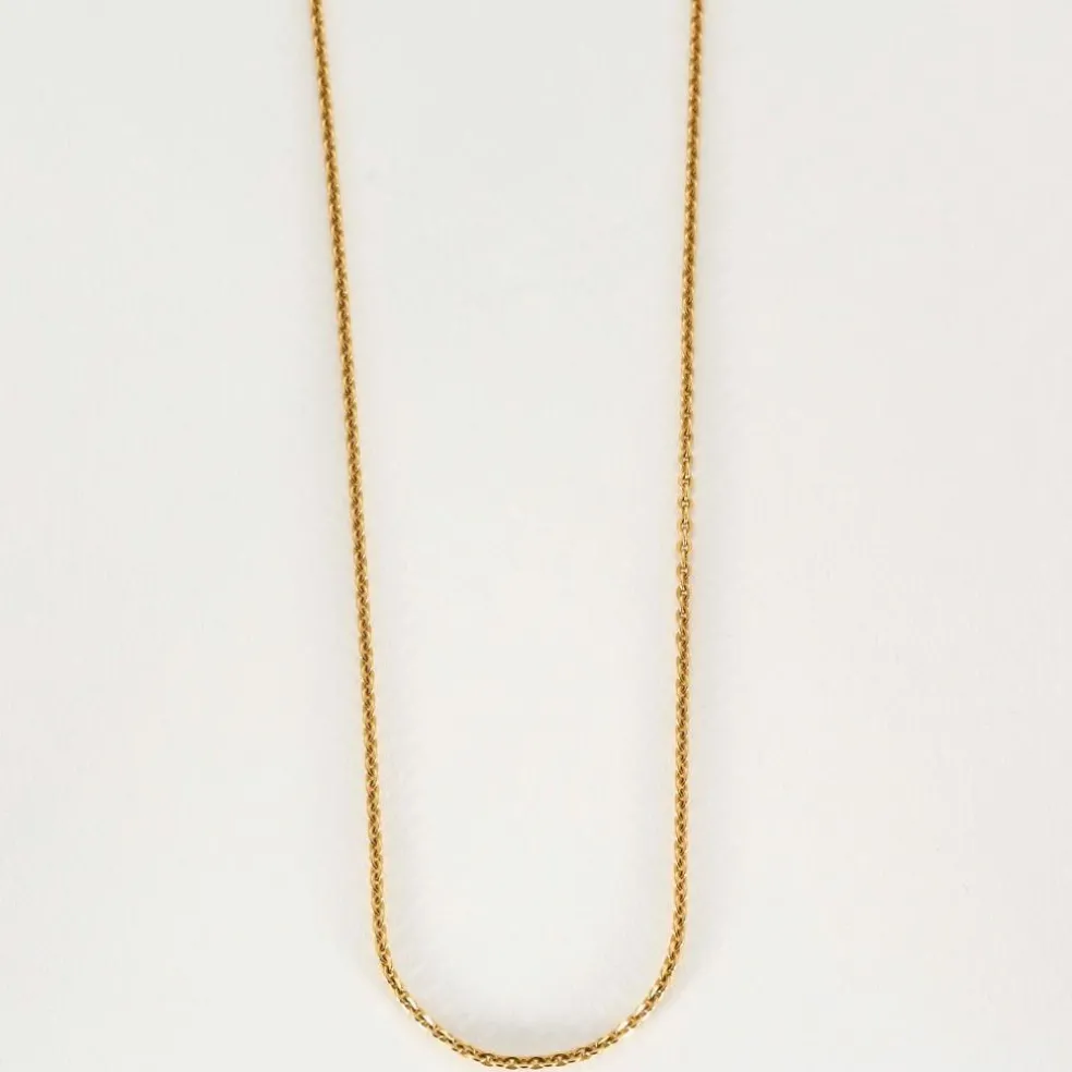 Chaîne or jaune maille forçat