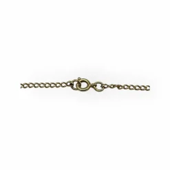 Chaîne or jaune maille gourmette 52 cm
