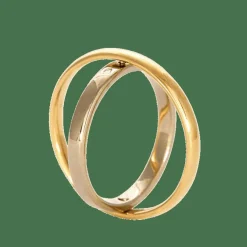 CHARLOTTE CHESNAIS - Ellipse Bold - Bague or jaune et or gris