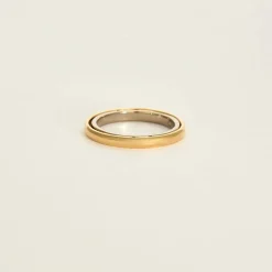 CHARLOTTE CHESNAIS - Ellipse Bold - Bague or jaune et or gris