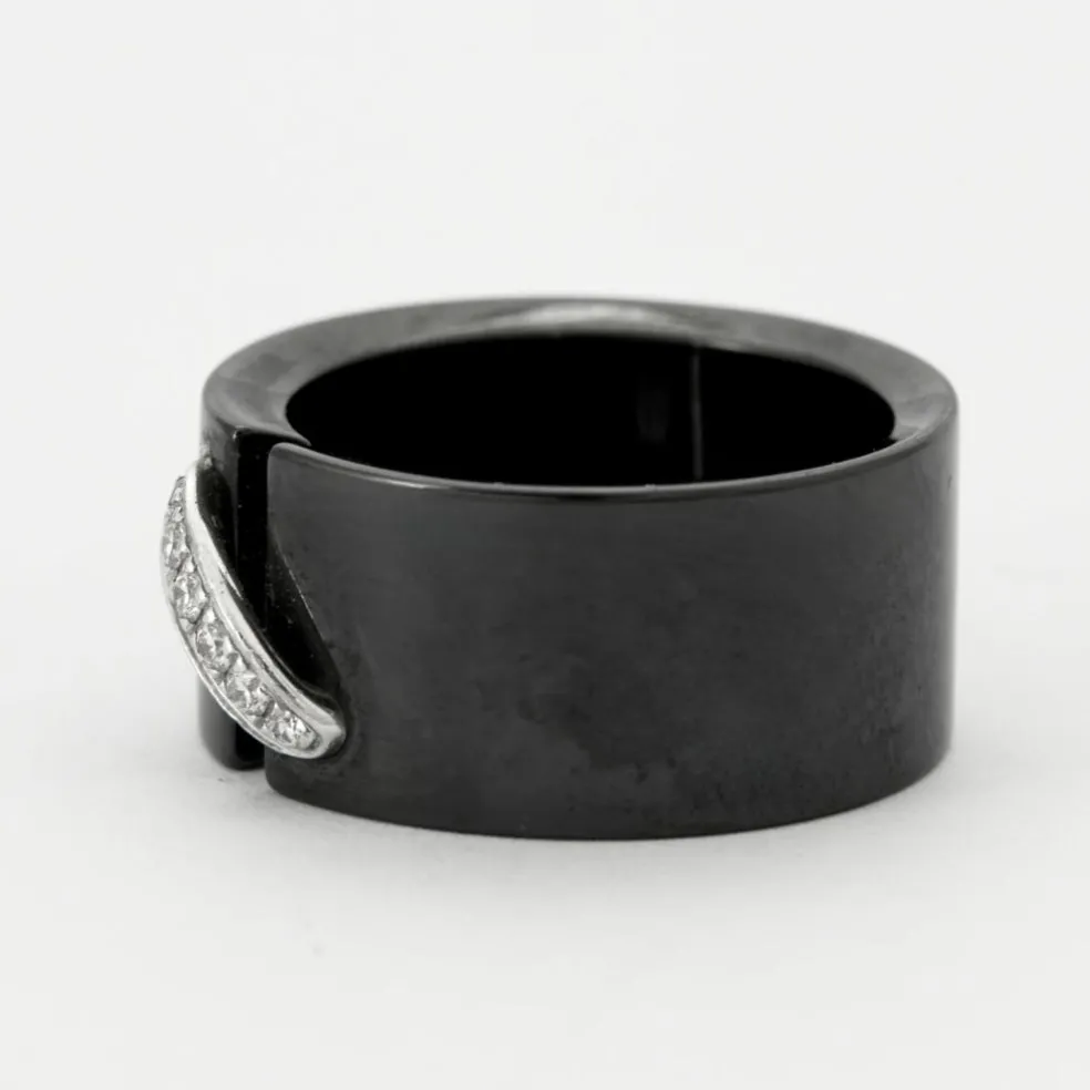 CHAUMET - Bague Lien Céramique Diamants