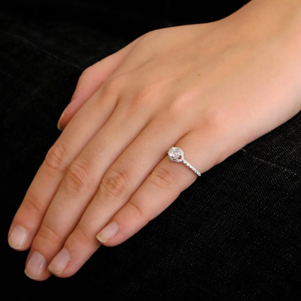 CHAUMET Bague "Lien croisés"