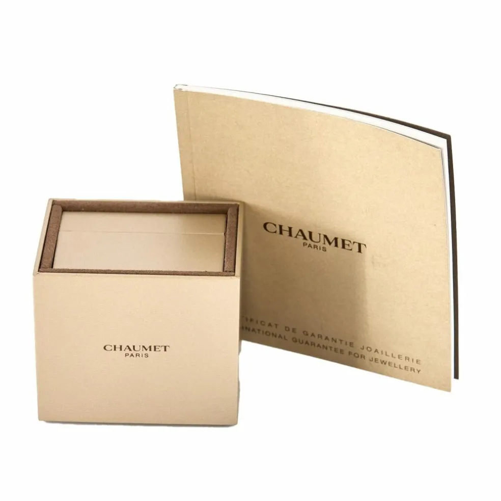 CHAUMET - Liens - Bague en Céramique blanche, Or blanc et Diamants