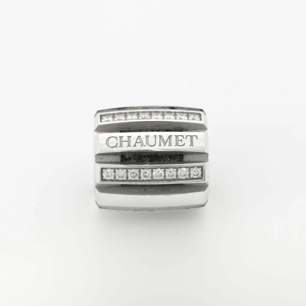 CHAUMET - Pendentif Class One Diamants Or Blanc