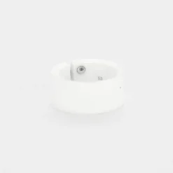 CHAUMET- Liens - Bague céramique blanche, or gris et diamants