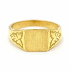 Chevalière Carrée Or jaune