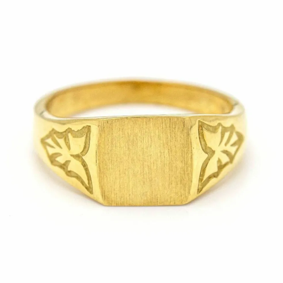 Chevalière Carrée Or jaune