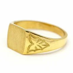 Chevalière Carrée Or jaune