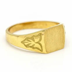 Chevalière Carrée Or jaune