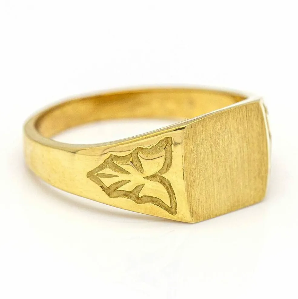 Chevalière Carrée Or jaune