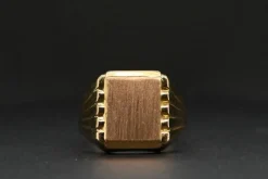 Chevalière or jaune