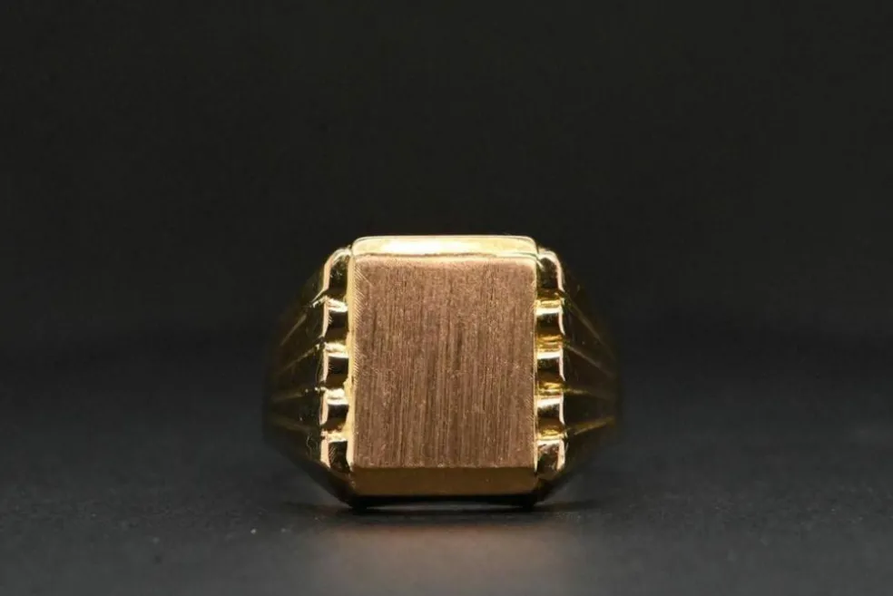 Chevalière or jaune