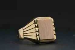 Chevalière or jaune