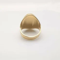 Chevalière Or jaune et Onyx
