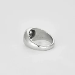 Chevalière Platine Diamantée