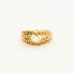 Chevalière Printemps Diamant 0.35ct