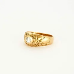 Chevalière Printemps Diamant 0.35ct