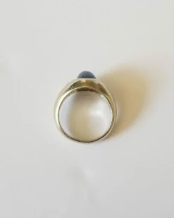 Chevalière Saphir et Diamants