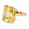Citrine, Bague 18ct