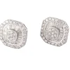Clous d'oreilles Carrés Diamants