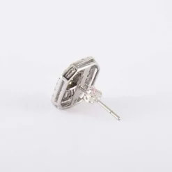 Clous d'oreilles Carrés Diamants