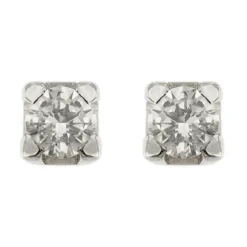 Clous d'oreilles diamants 0,70 ct