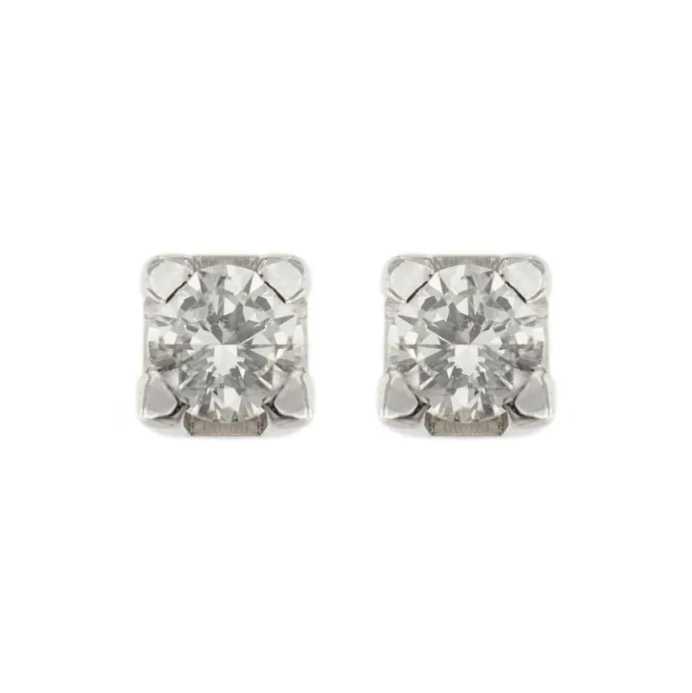 Clous d'oreilles diamants 0,70 ct