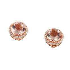 Clous d'oreilles Kunzites