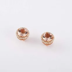 Clous d'oreilles Kunzites
