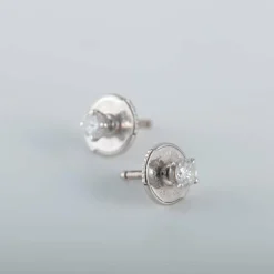 Clous d'oreilles Or blanc Diamants