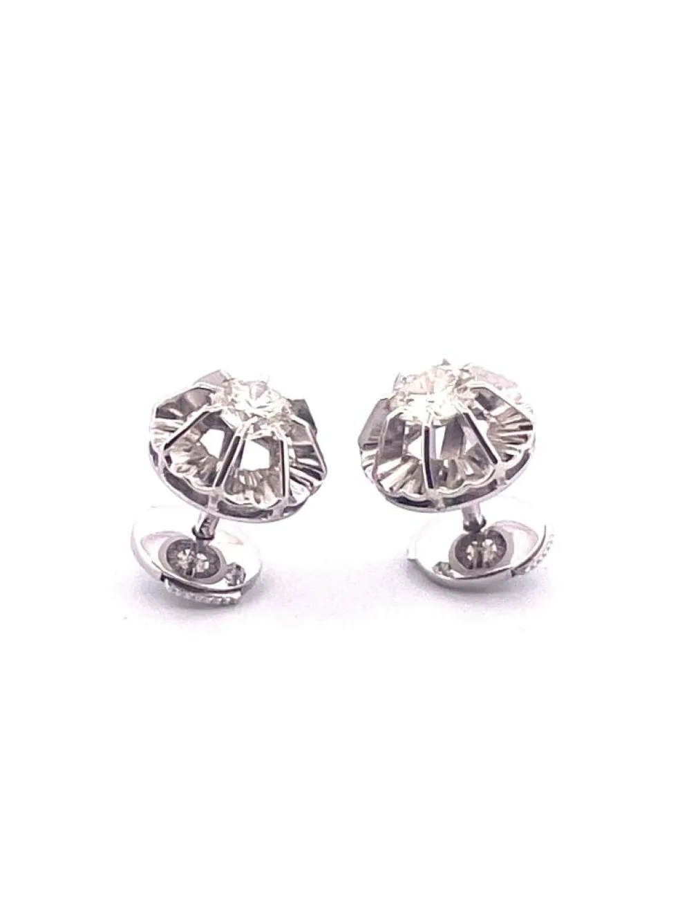 Clous d’oreilles Or Diamants