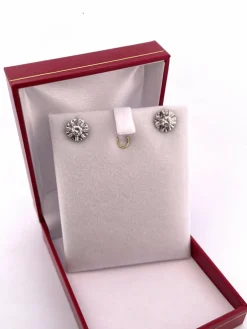 Clous d’oreilles Or Diamants