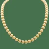 Collier « Cœurs » or jaune.