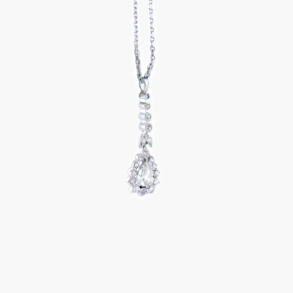 Collier 1900 Diamant Poire