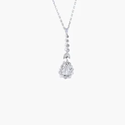 Collier 1900 Diamant Poire