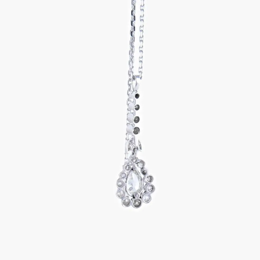 Collier 1900 Diamant Poire