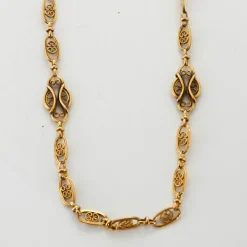 Collier à Maille Giletière en Or Jaune